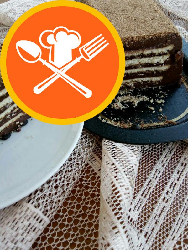 Ελαφρύ Πρακτικό Κέικ με Μπισκότο Βουτύρου